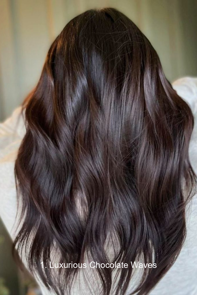 1. Luxurious Chocolate Waves