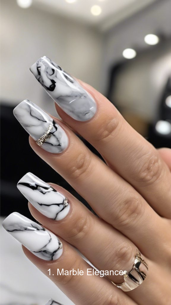 1. Marble Elegance