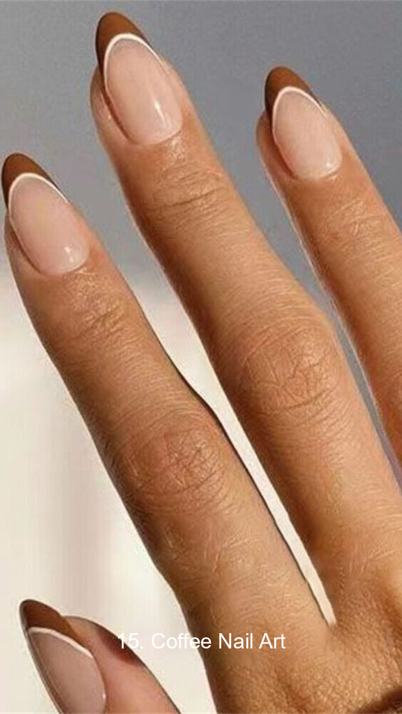 15. Coffee Nail Art
