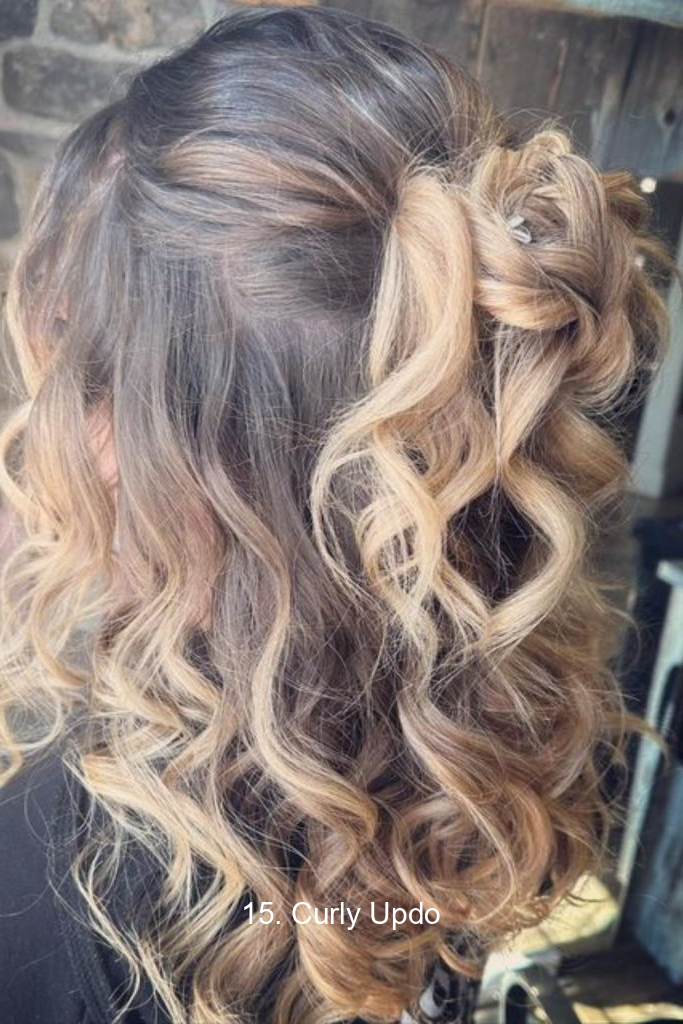 15. Curly Updo