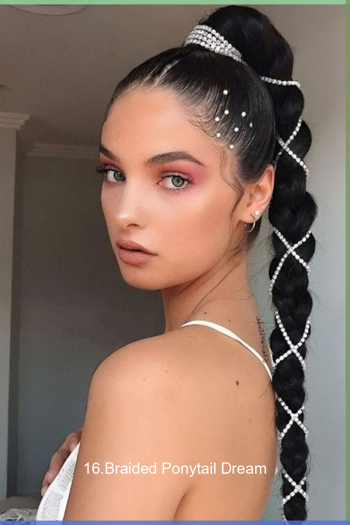 16.Braided Ponytail Dream