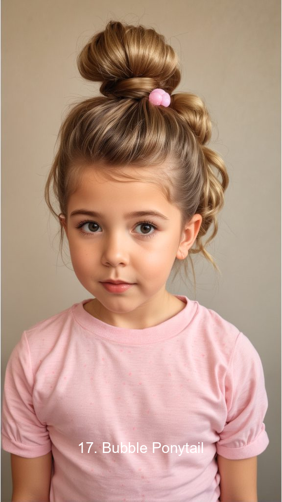 17. Bubble Ponytail