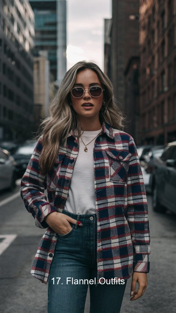 17. Flannel Outfits 6793 17. Flannel Outfits