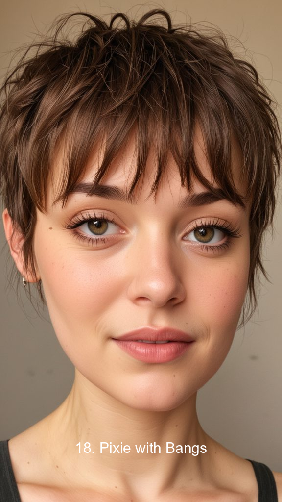18. Pixie with Bangs