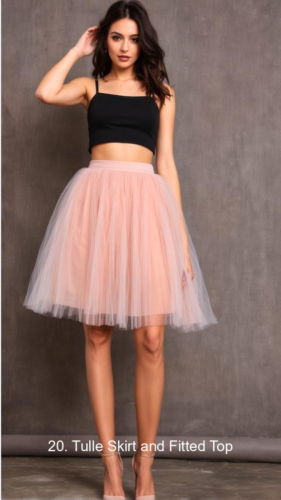 20. Tulle Skirt and Fitted Top 2691 20. Tulle Skirt and Fitted Top