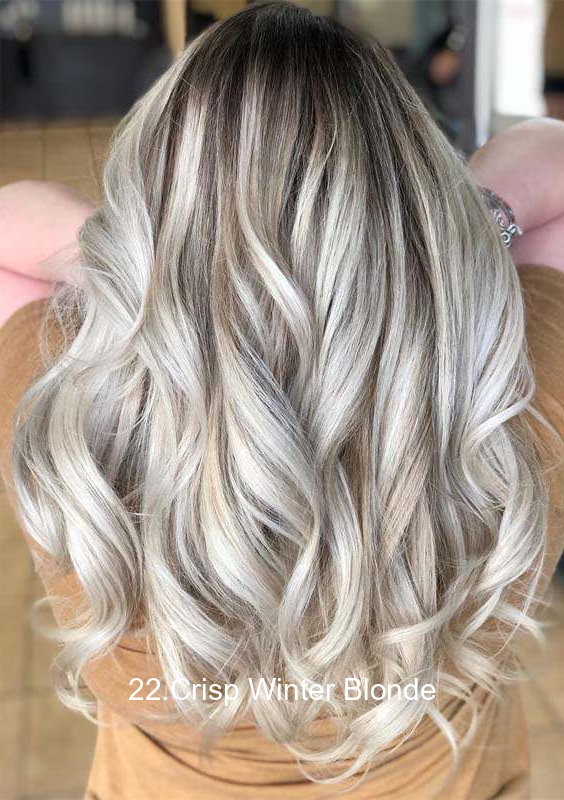 22.Crisp Winter Blonde