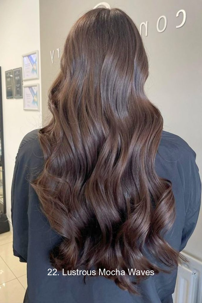 22. Lustrous Mocha Waves