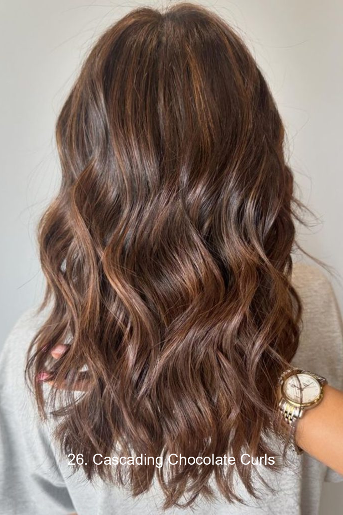 26. Cascading Chocolate Curls