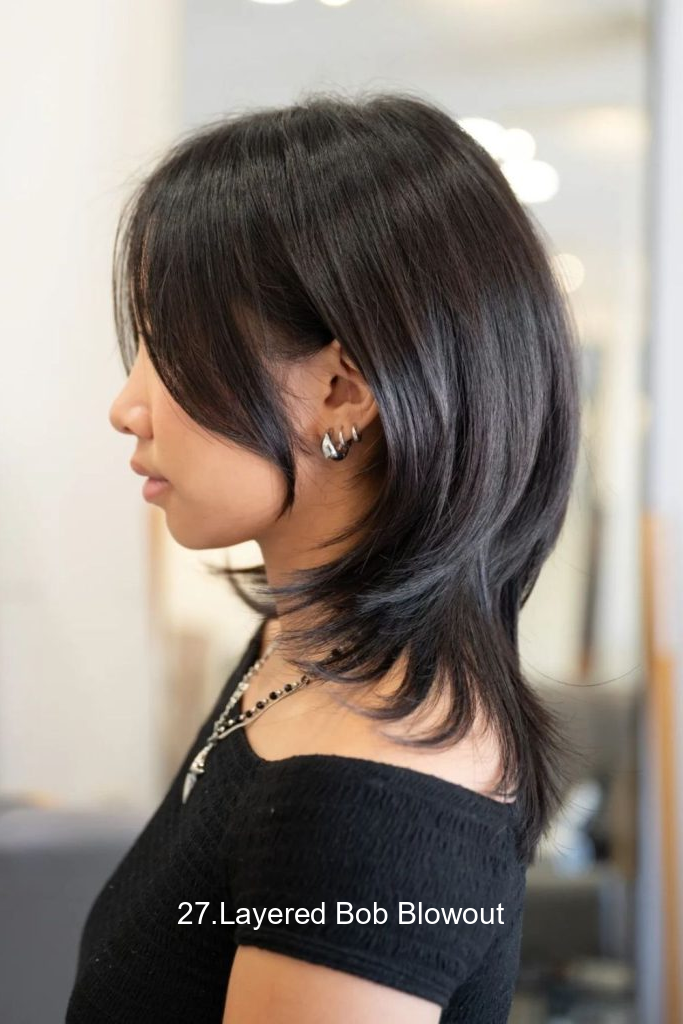 27.Layered Bob Blowout 3500 27.Layered Bob Blowout