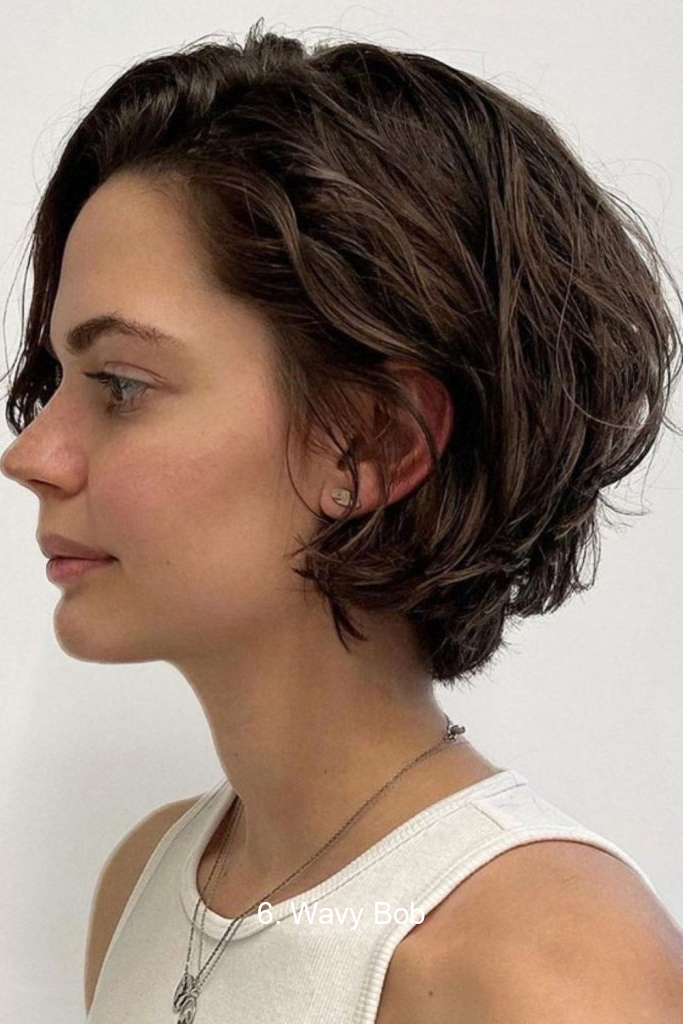 6. Wavy Bob