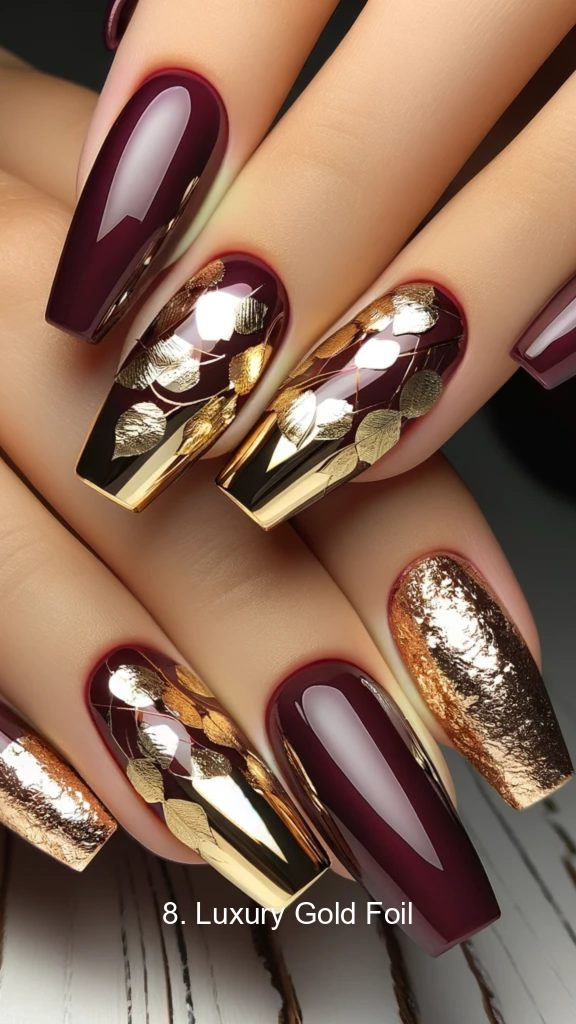 8. Luxury Gold Foil